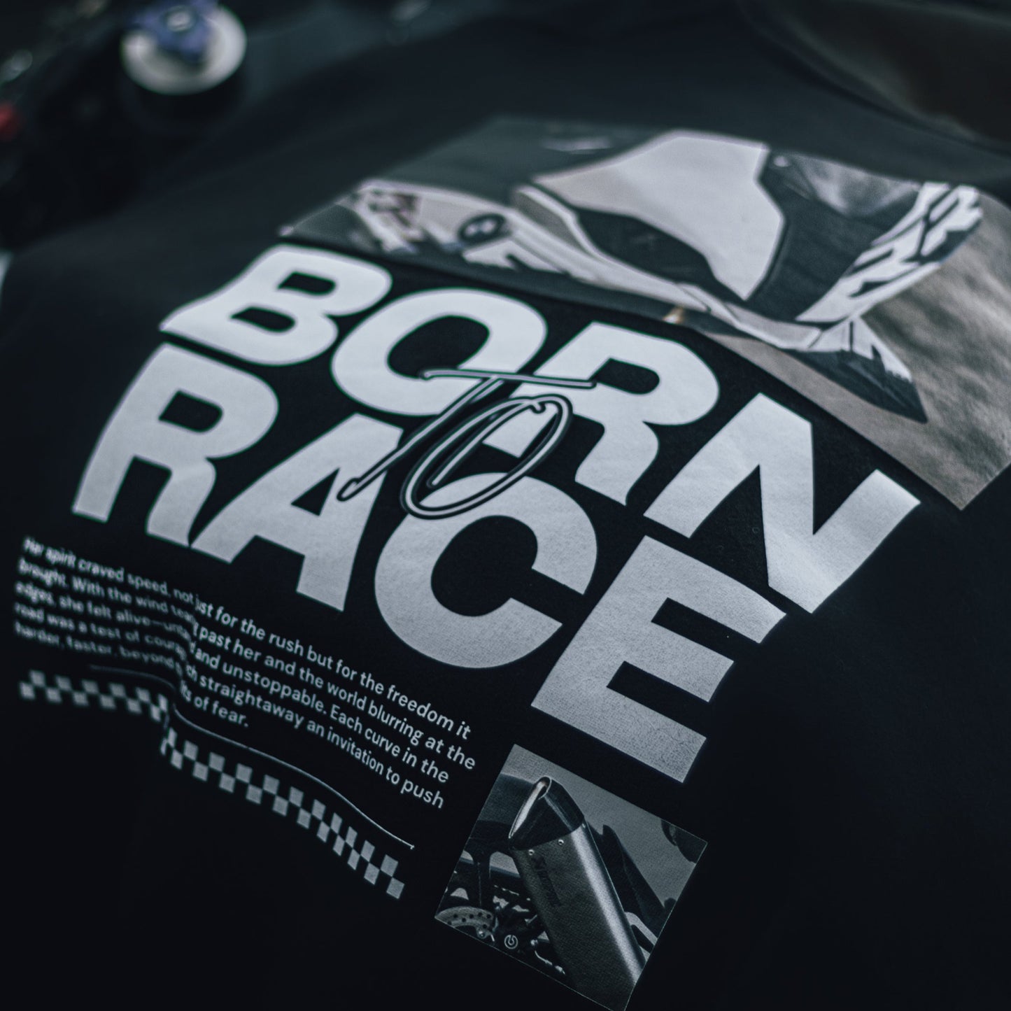 Moletom "BORN TO RACE"