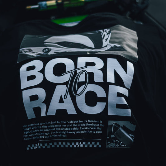 Camiseta Oversized "BORN TO RACE"