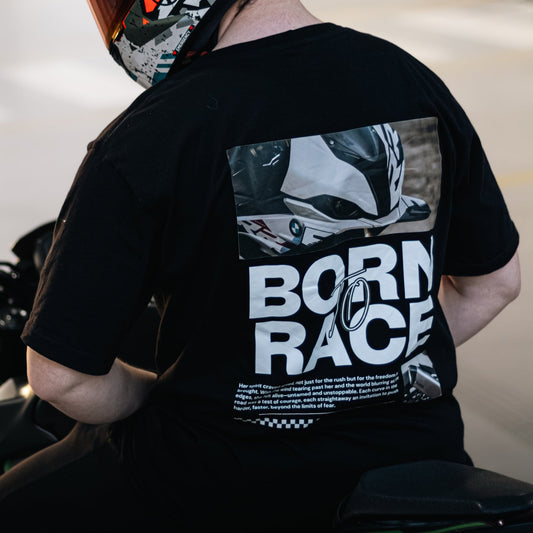 Camiseta Oversized "BORN TO RACE"